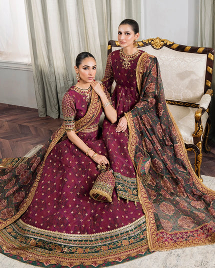 BAROQUE | Embroidered Chiffon Lehenga