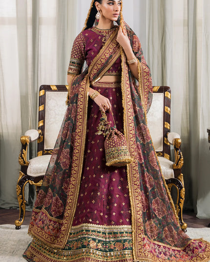 BAROQUE | Embroidered Chiffon Lehenga