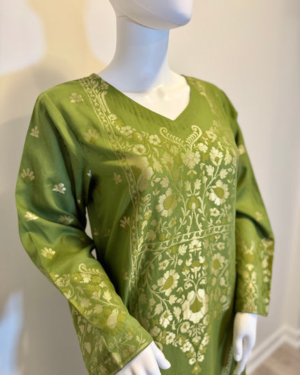 Olive Elegance Everyday Kurti