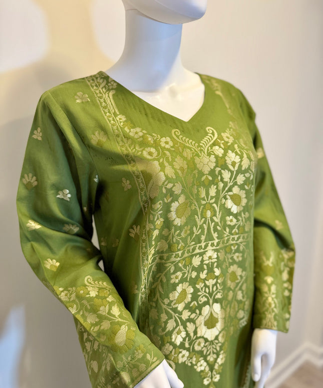 Olive Elegance Everyday Kurti