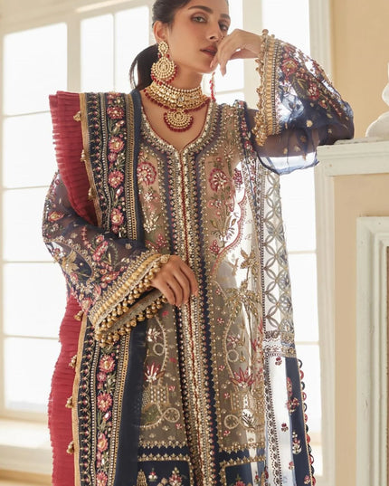 ÉLAN - Laleh | Organza Embellished & Embroidered