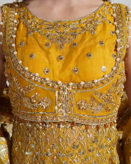 Mina | Embroidered Wedding Wear Maxi