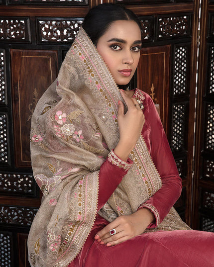 Faiza Saqlain | Embroidered Velvet Festive Wear