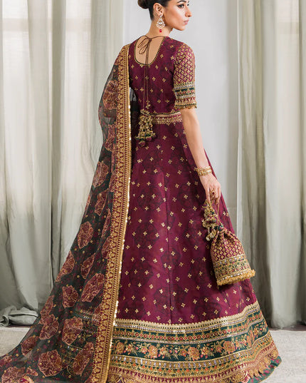 BAROQUE | Embroidered Chiffon Lehenga