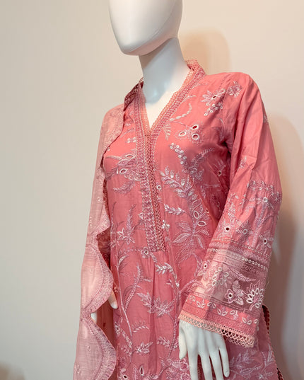 Peony Embroidered