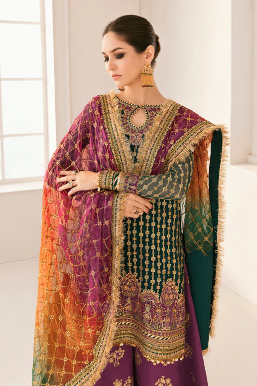 BAROQUE | Embroidered Chiffon Sharara