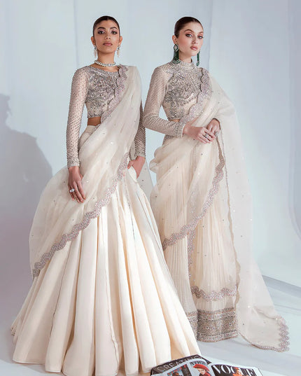 Hussain Rehar | Wedding Wear Embellished Lehenga Choli