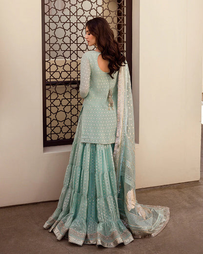 Faiza Saqlain | Embellished Karandi Gharara