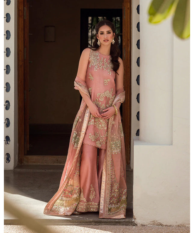 Faiza Saqlain | Embroidered Korean Raw Silk