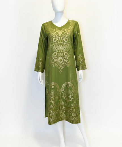 Olive Elegance Everyday Kurti