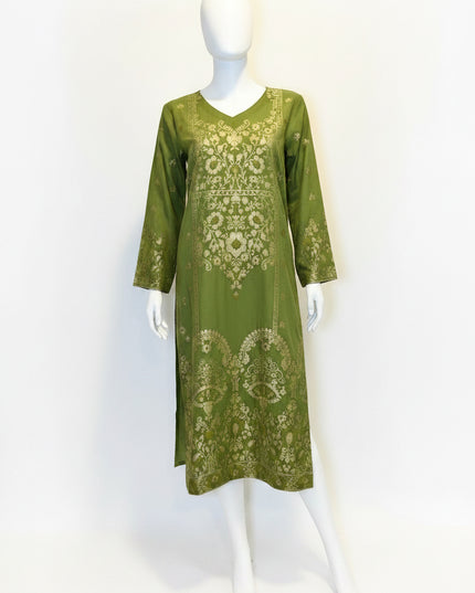 Olive Elegance Everyday Kurti