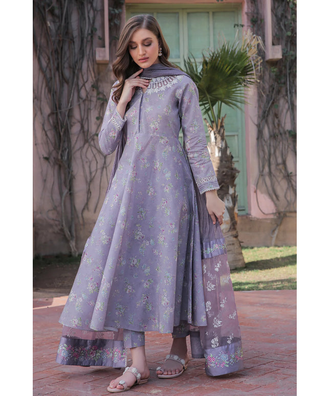 Women's Floral Lawn Dress