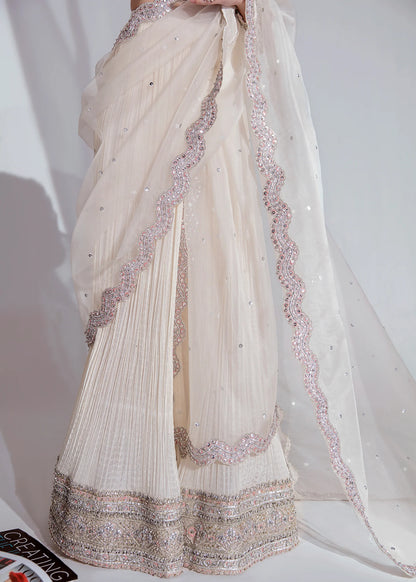 Hussain Rehar | Wedding Wear Embellished Saree