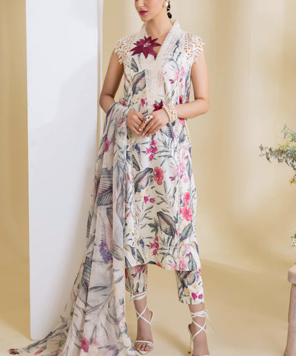 Trumpet | Printed Floral Lawn