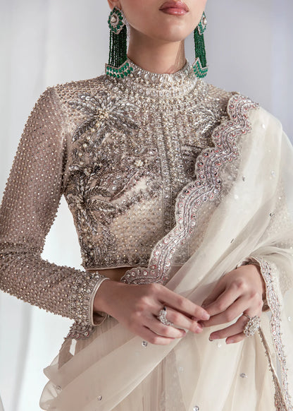 Hussain Rehar | Wedding Wear Embellished Saree