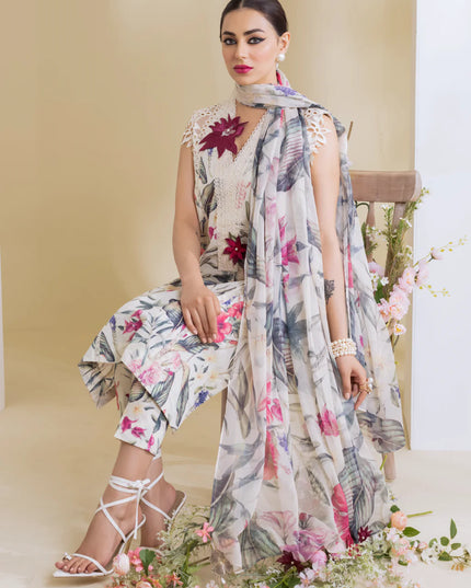 Trumpet | Printed Floral Lawn