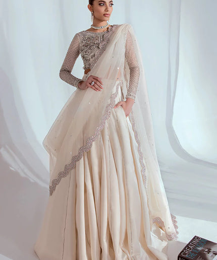 Hussain Rehar | Wedding Wear Embellished Lehenga Choli