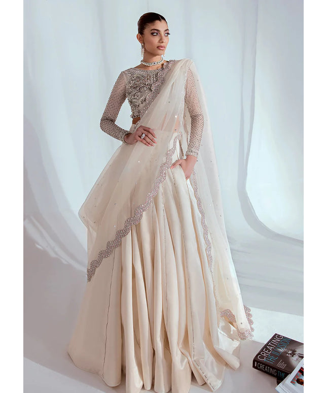 Hussain Rehar | Wedding Wear Embellished Lehenga Choli
