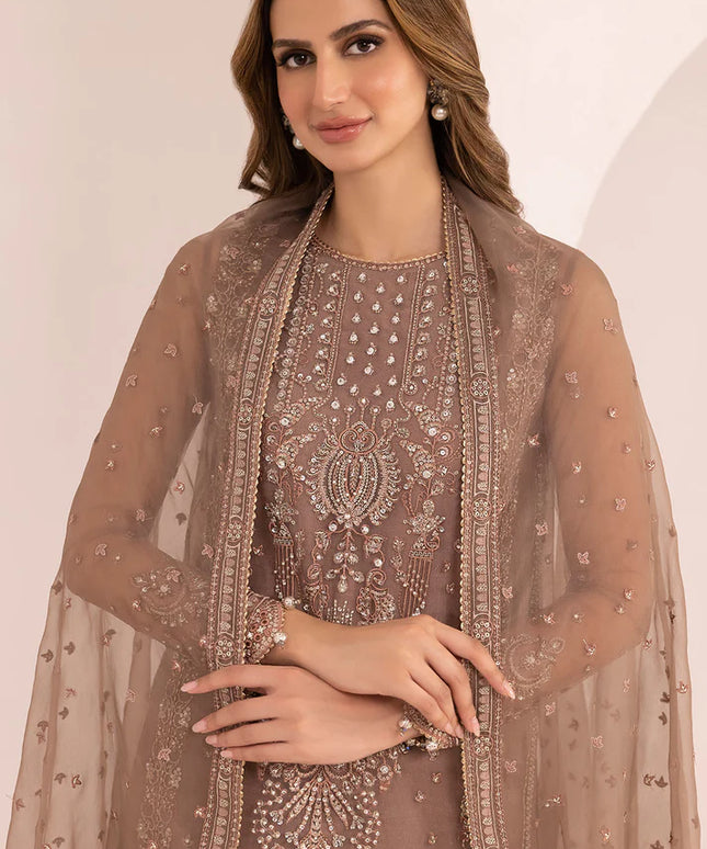 Minal | Festive Wear Embroidered Net Sharara