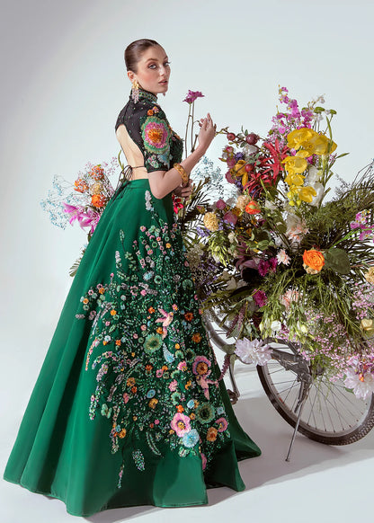 Hussain Rehar | Wedding Wear Embellished Lehenga Choli