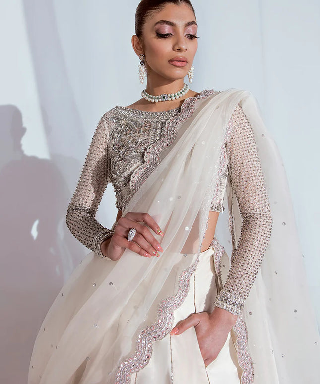 Hussain Rehar | Wedding Wear Embellished Lehenga Choli