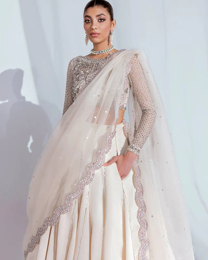 Hussain Rehar | Wedding Wear Embellished Lehenga Choli