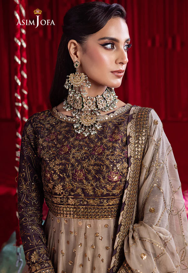 Asim Jofa | Peshwas Chiffon Gown