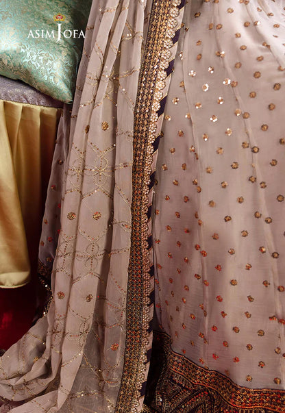 Asim Jofa | Peshwas Chiffon Gown