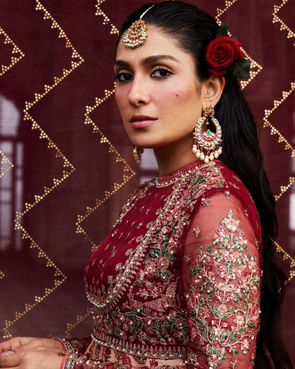 Hussain Rehar | Embroidered Silk Churidar