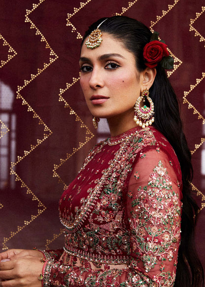 Hussain Rehar | Embroidered Silk Churidar
