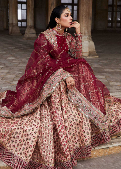 Hussain Rehar | Embroidered Silk Churidar
