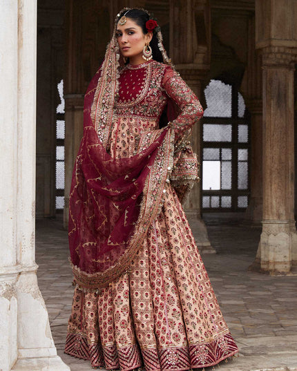Hussain Rehar | Embroidered Silk Churidar