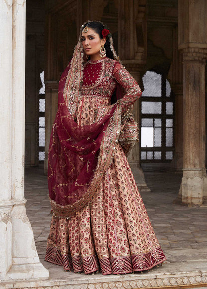 Hussain Rehar | Embroidered Silk Churidar