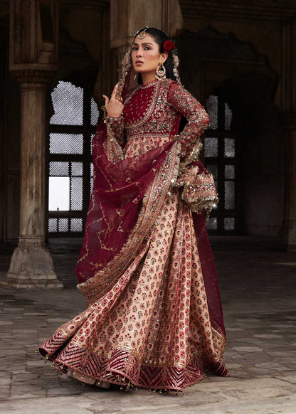 Hussain Rehar | Embroidered Silk Churidar