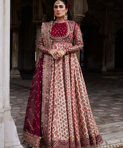 Hussain Rehar | Embroidered Silk Churidar