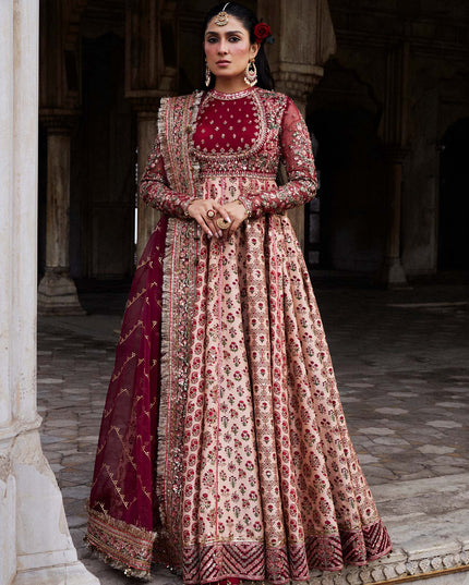 Hussain Rehar | Embroidered Silk Churidar