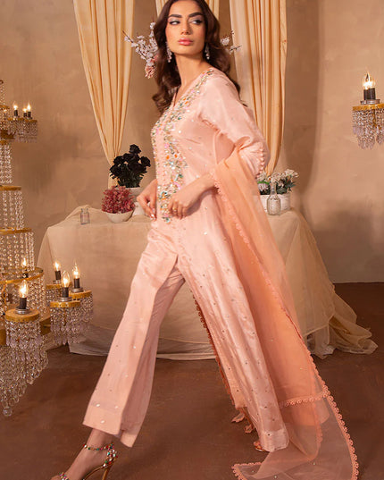 Amani | Embellished Silk Dress