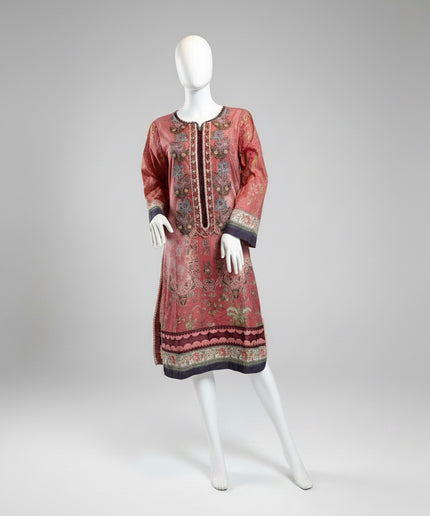 Rosewood Floral Embroidered Tunic