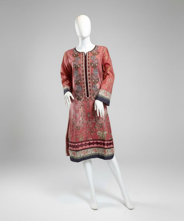 Rosewood Floral Embroidered Tunic