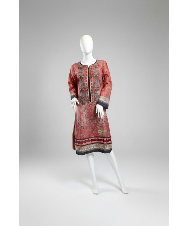 Rosewood Floral Embroidered Tunic