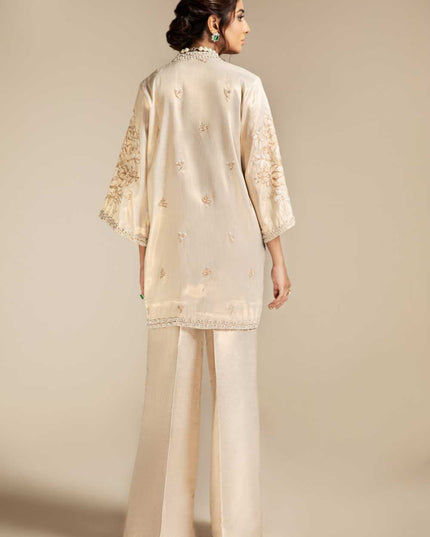 Maria | Ivory Gold Zari Co Ord Set