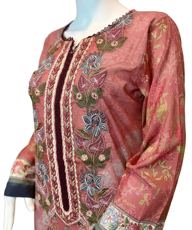 Rosewood Floral Embroidered Tunic