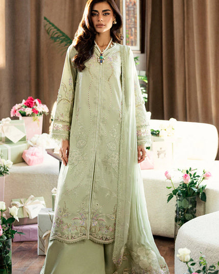 Qalamkar | Chikankari Embroidered Lawn Suit