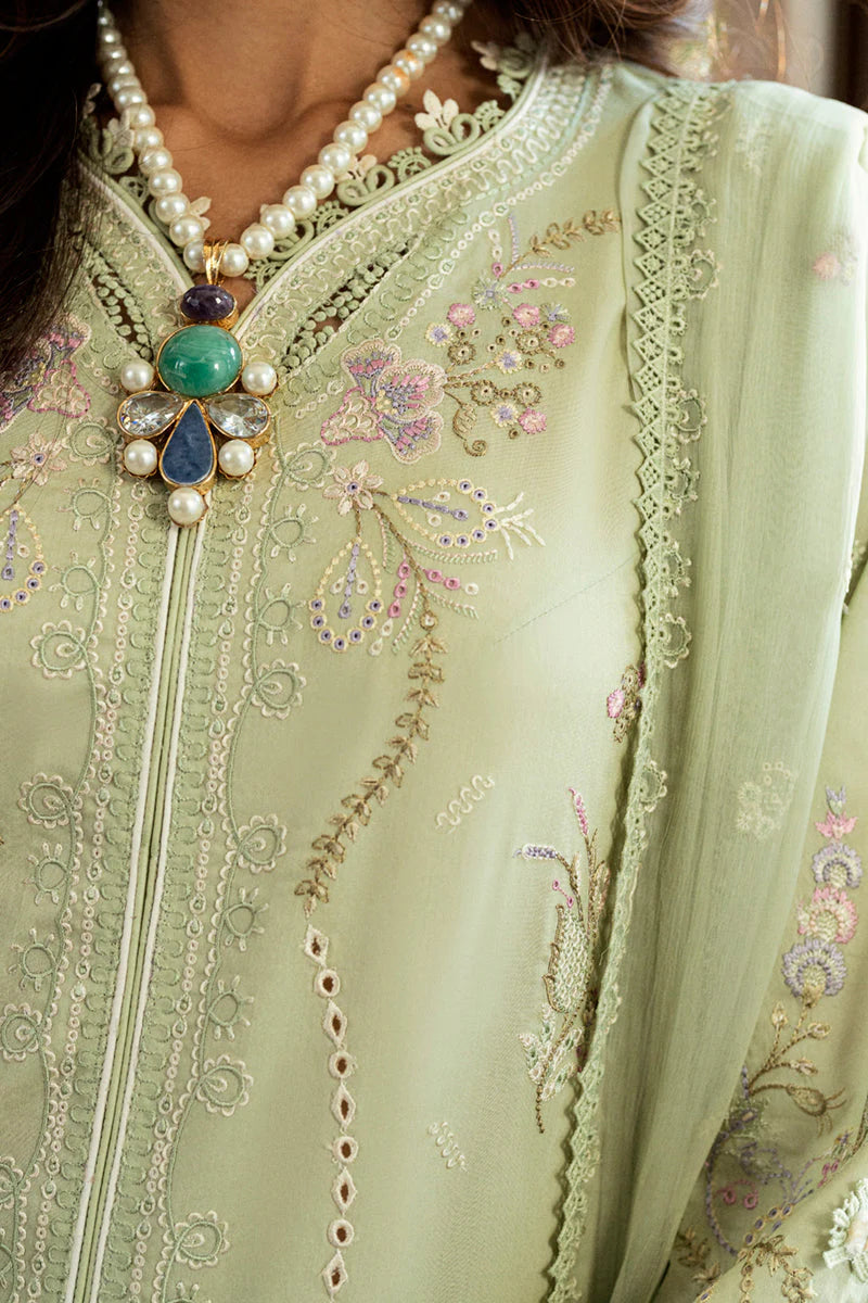 Qalamkar | Chikankari Embroidered Lawn Suit