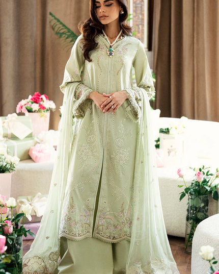 Qalamkar | Chikankari Embroidered Lawn Suit