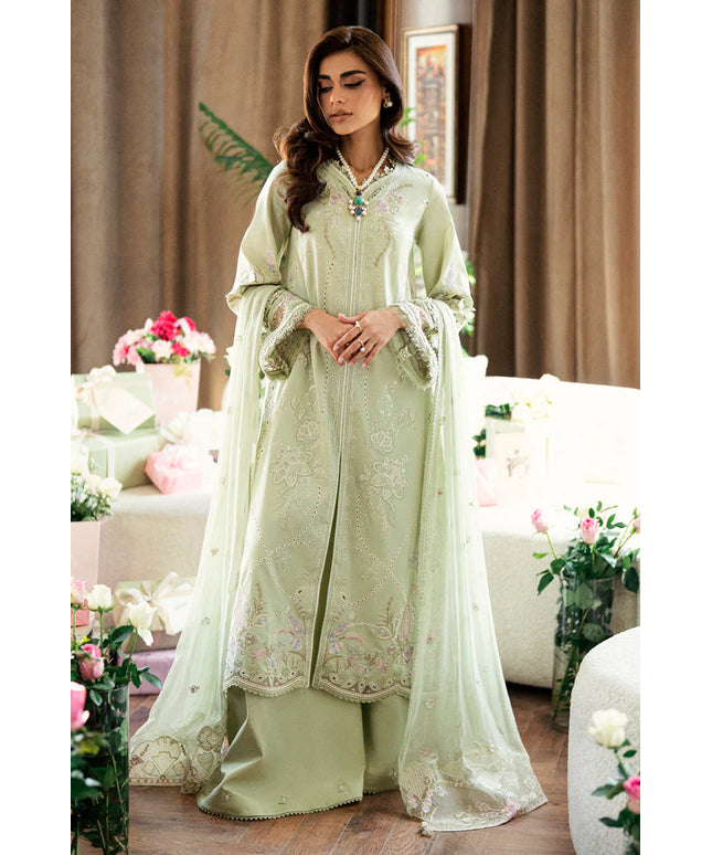 Qalamkar | Chikankari Embroidered Lawn Suit