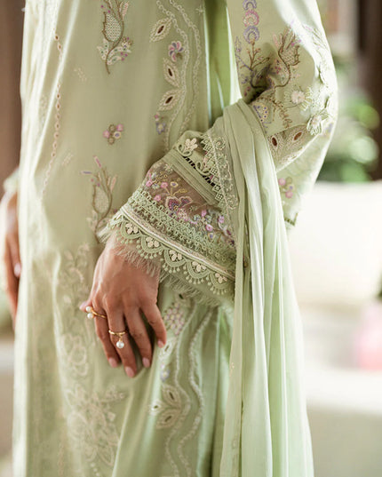 Qalamkar | Chikankari Embroidered Lawn Suit