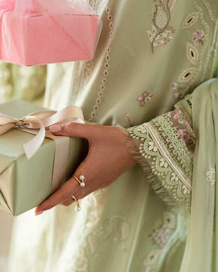 Qalamkar | Chikankari Embroidered Lawn Suit