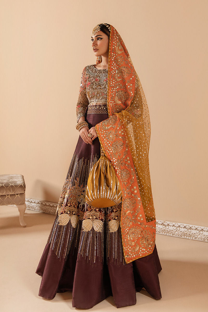 Cavalary Bloom | Bridal Net Embellished Lehenga Choli