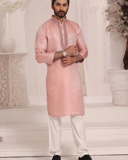 Cotton Candy Kurta Jamawar Set